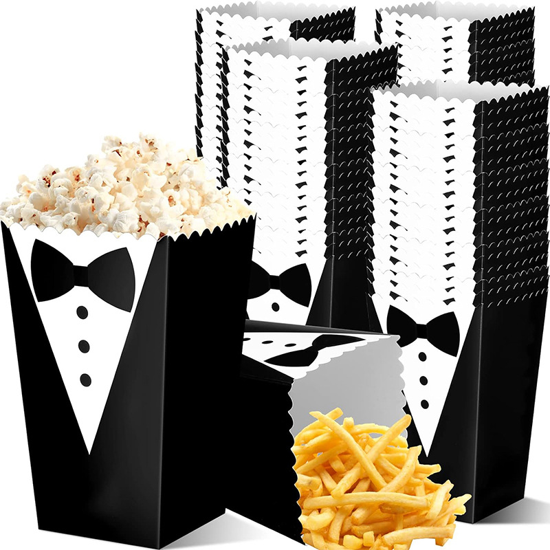 6-42Pcs Baby Tuxedo Popcorn Bo - огляд і ціна Food Snacks For 1 Year Old
