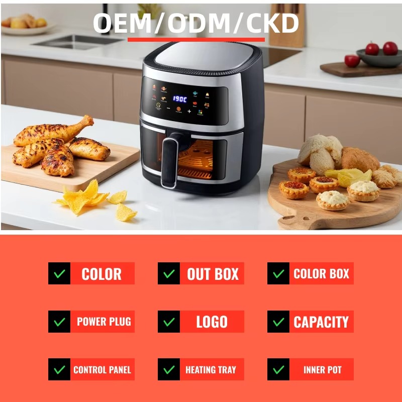 Wholesale 10L Black Air Fryer  - огляд і ціна Food Snacks Healthy