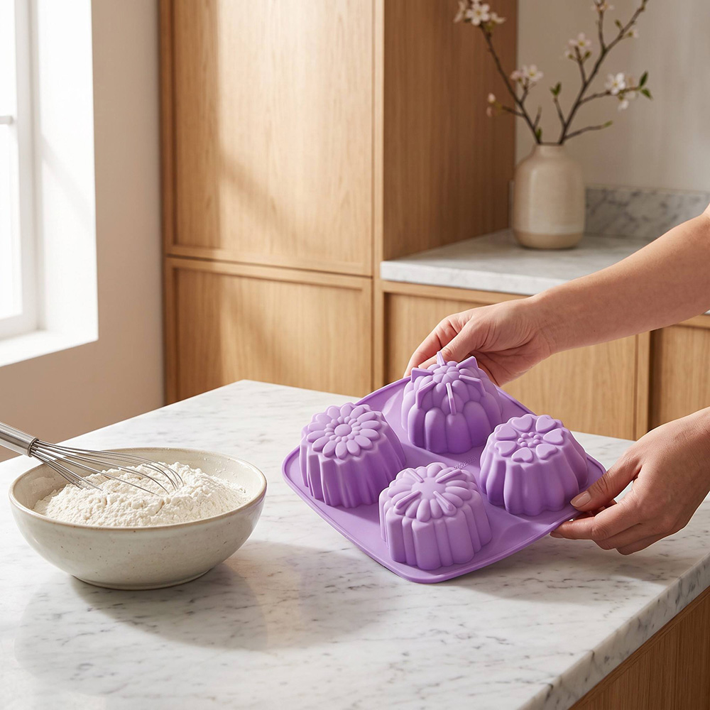 BPA Free 4-Hole Flower Shaped  - огляд і ціна Food Snacks Healthy
